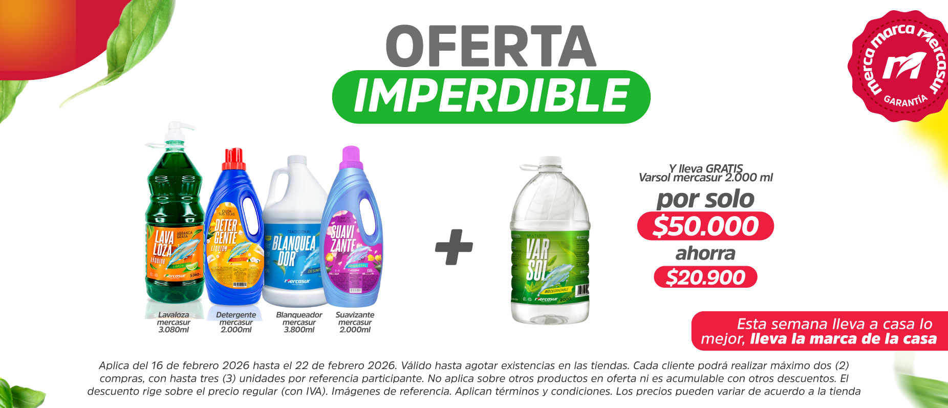 COMBO ASEO MERCASUR