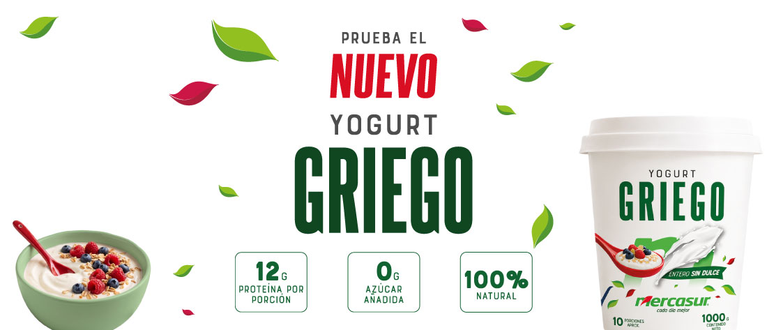 NUEVO YOGURT GRIEGO MERCASUR