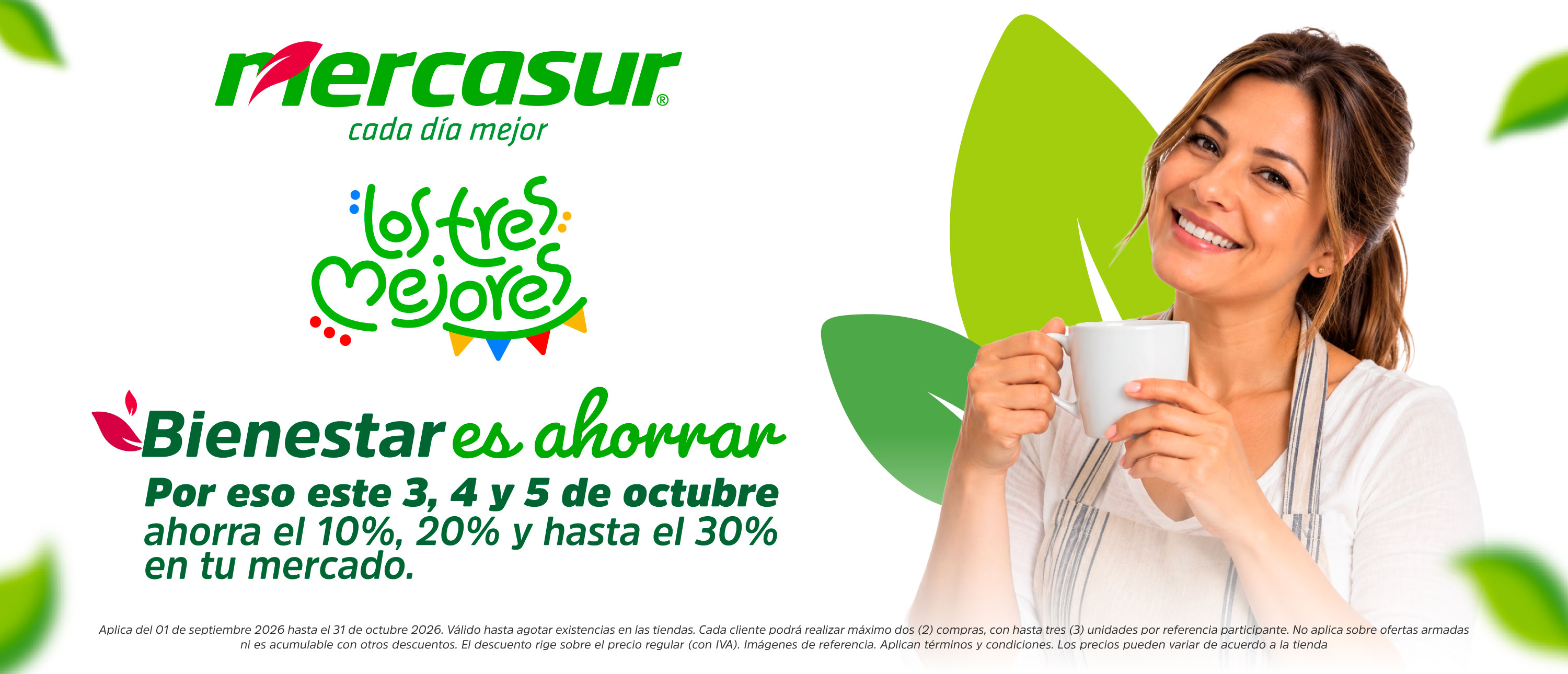Tres mejores octubre