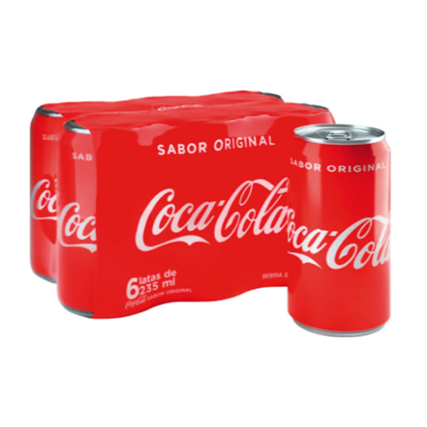 Coca - Cola de lata 6 pack - UVA Tienda de vinos