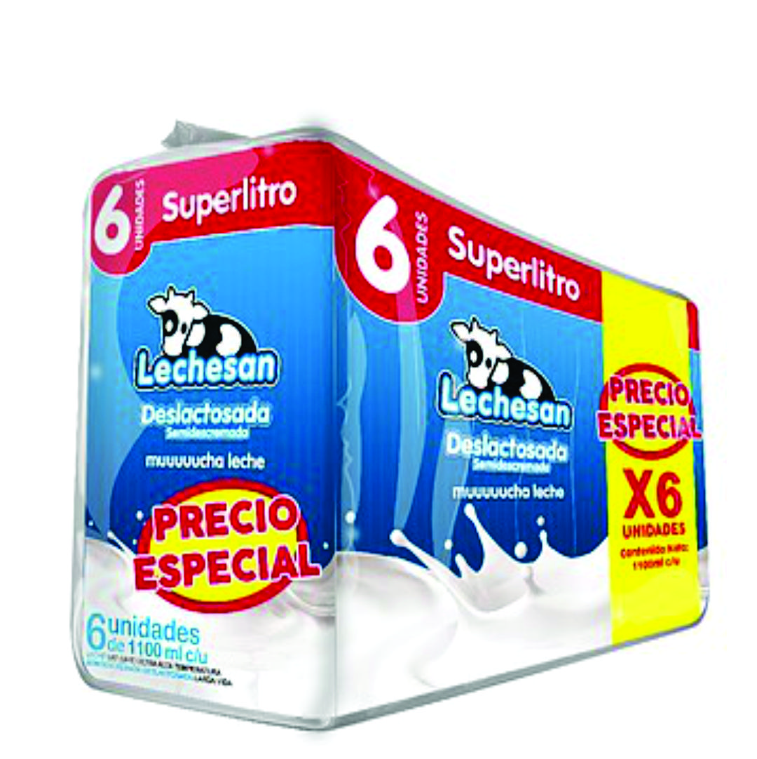 Leche Sin Lactosa descremada Pack x6 - QuillayesQuillayes