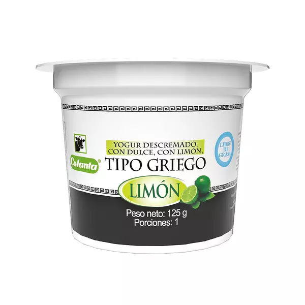 Yogurt Griego Colanta Limón