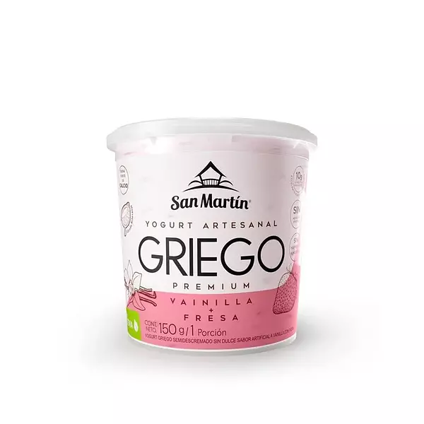 Yogurt Griego San Martin Vainilla Fresa