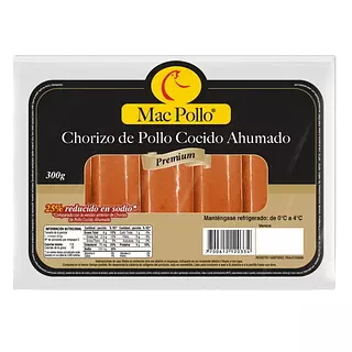 Chorizo Ahumado Mac Pollo X5