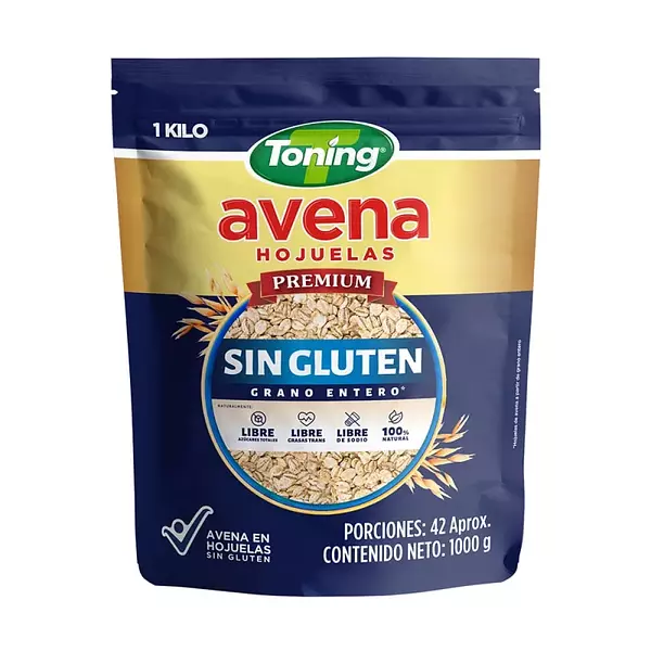 Avena Hojuelas Sin Gluten Toning