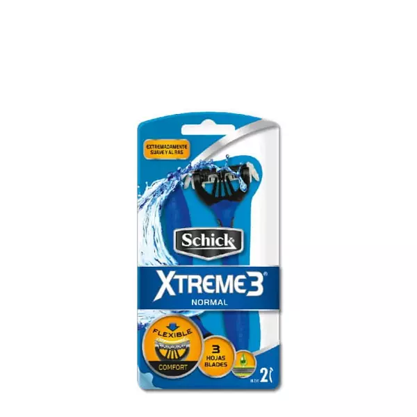 Maquina De Afeitar Schick Xtreme3 Piel Normal X2