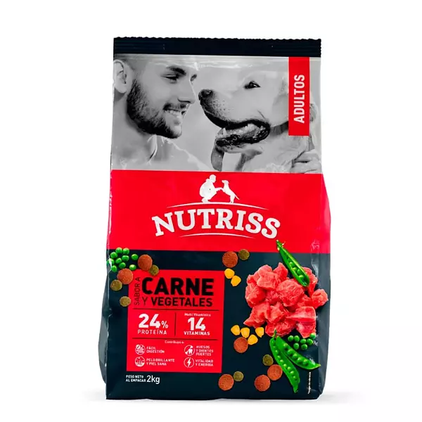 Purina Para Perros Nutriss Adultos Carne Y Vegetales