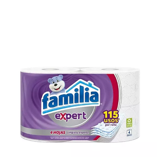 Papel Higiénico Familia Expert X4