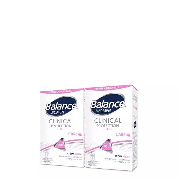 Desodorante En Crema Balance Clinical Care Mujer X2