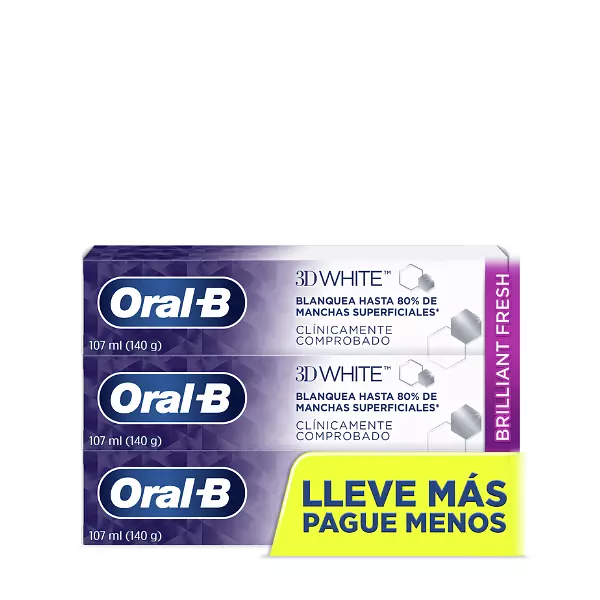 Crema Dental Oral B 3D White X3