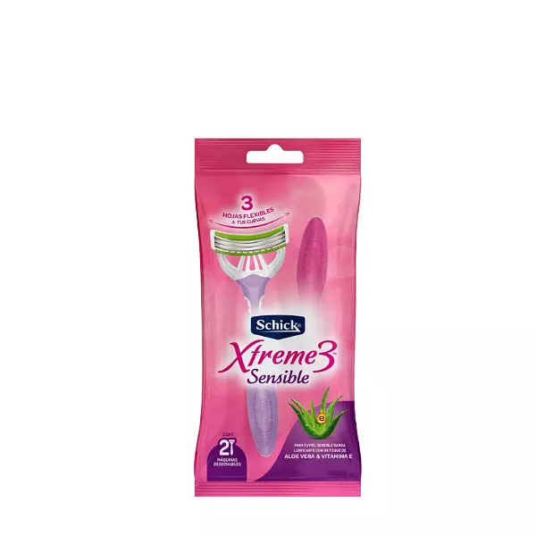 Maquina De Afeitar Schick Xtreme3 Sensible Women X2