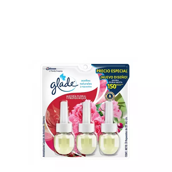 Ambientador Glade Repuestos Líquidos Surtido X3