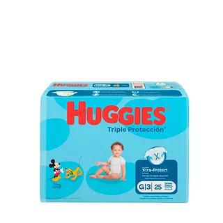 Pañales Huggies Etapa 3 X25