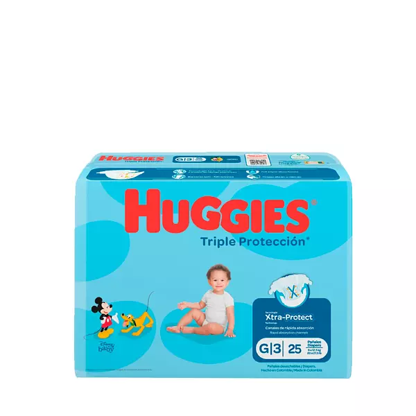 Pañales Huggies Etapa 3 X25