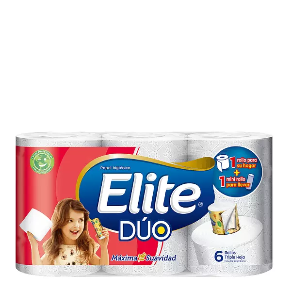 Papel Higienico Elite Dúo X6