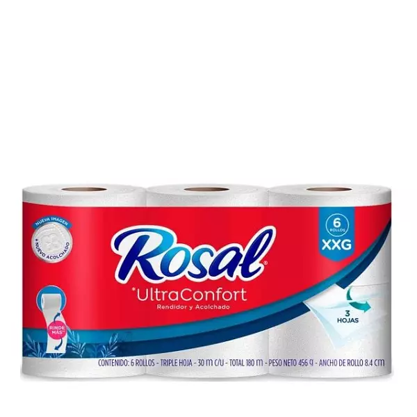 Papel Higiénico Rosal XXG X6