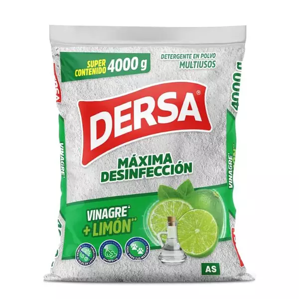 Detergente En Polvo Dersa As Vinagre Y Limón