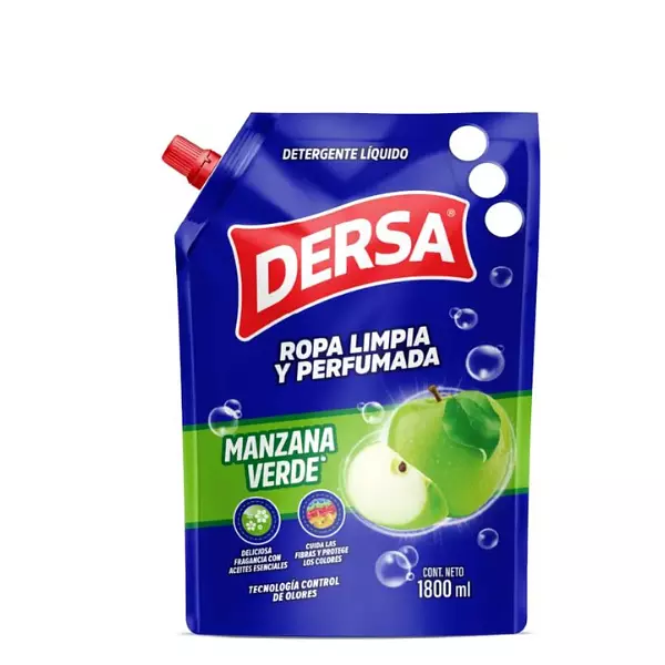 Detergente Líquido Dersa Manzana Verde 