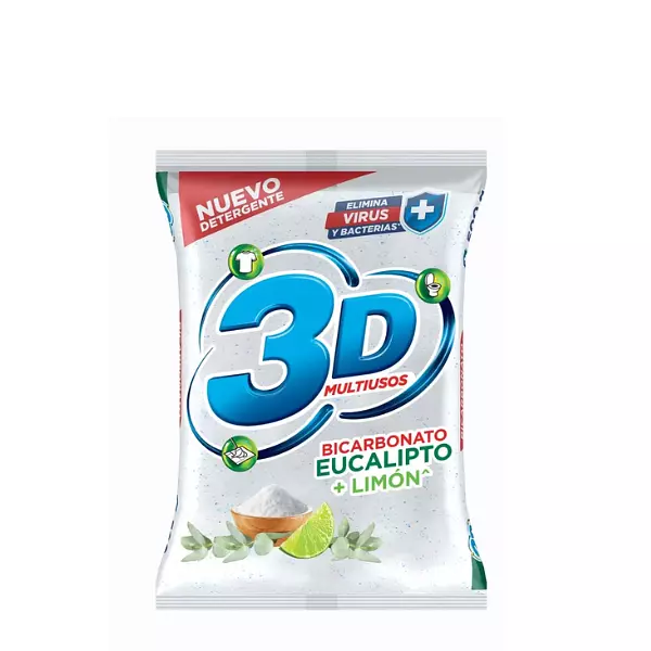 Detergente En Polvo 3D Multiusos