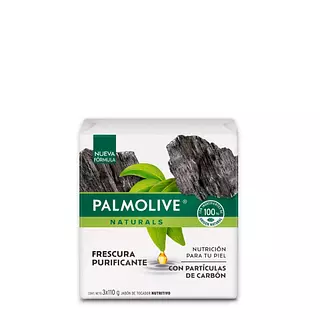 Jabon De Baño Palmolive Carbon Activado x3 