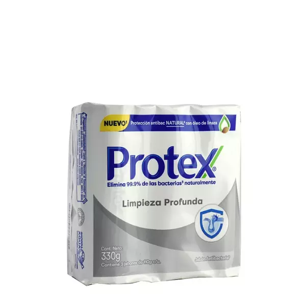 Jabon De Baño Protex Limpieza Profunda x3 