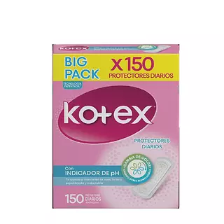 Proctetores Diarios Kotex  Indicador Ph x150