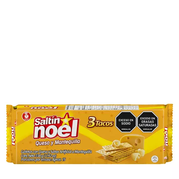 Galleta Saltín Noel Queso Mantequilla X3 Tacos