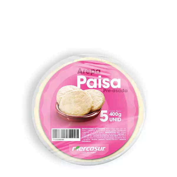 Arepa Paisa Mercasur X5