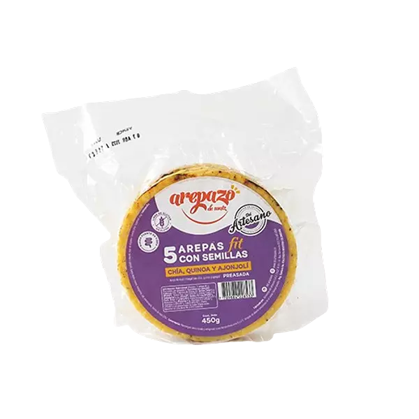 Arepa Con Semillas De Chía, Quinua Y Ajonjolí Arepazo X5