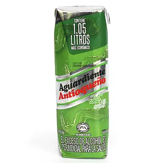 Aguardiente Antioqueño Verde Tetra