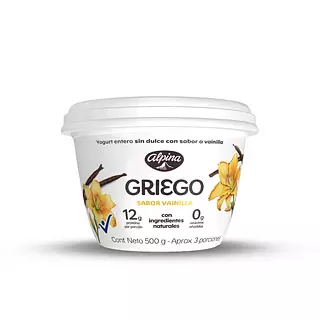 Yogurt Griego Alpina Vainilla