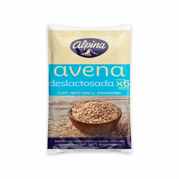 Avena Alpina Deslactosada X6 Bolsa