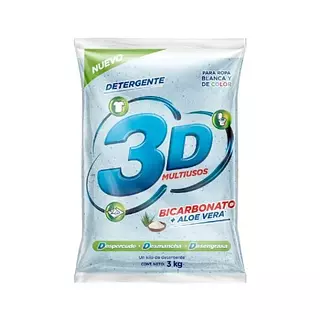 Detergente En Polvo 3d Multiusos