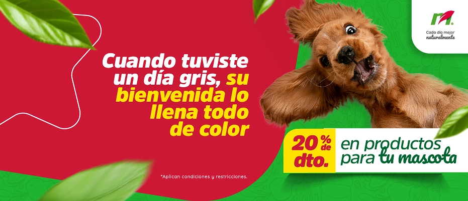 Lunes de 20% en mascotas
