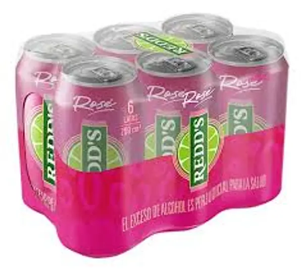 Cerveza Redd S Rose Lata 269 Ml X6