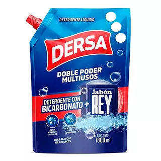 Detergente Liquido Dersa Lavaloza + Rey Liquido