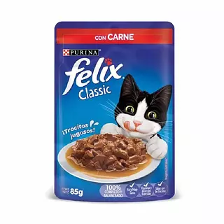 Alimento Felix Con Carne En Salsa