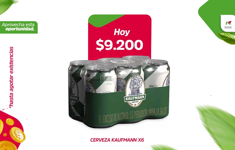 Cerveza Kufmann x6
