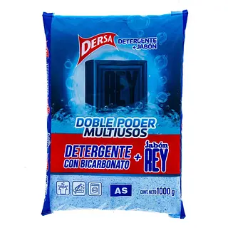 Detergente As Bicarbonato + Jabon Rey 1000gr