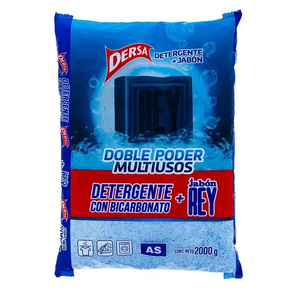 Detergente As Bicarbonato + Jabon Rey 2000gr