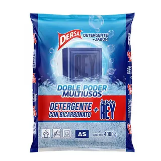 Detergente As Bicarbonato + Jabon Rey 4000gr