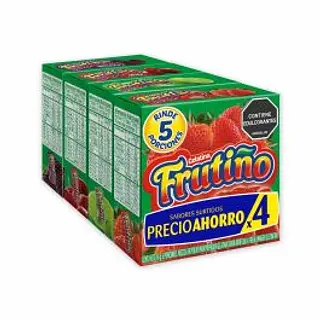 Gelat Frutiño Fr.Rojos-Cereza-Fresa-Limon X4