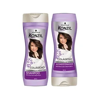 Shampoo Y Acondicionador Konzil Reparacion Profunda Colágeno
