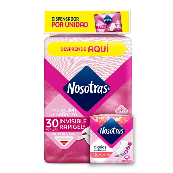 Toalla Higienica Nosotras Rapigel X30