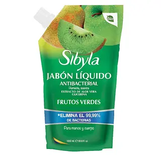 Jabon Liquido Sybila Frutos Verdes 1000 Ml