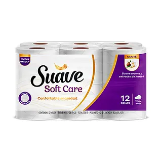 Papel Higienico Suave Soft Care X12