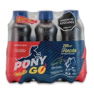 Pony Malta Go Mini 200ml X6