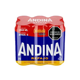 Cerveza Andina Refajo X 310 Cc X 6 Und