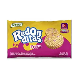 Galletas Redonditas Fresa X12