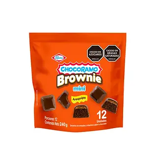 Chocoramo Brownie Arequipe Mini X12und
